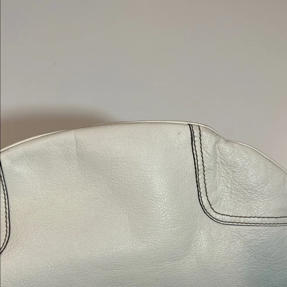 Authentic Gucci White Leather Hobo Bag - Picture 7 of 11